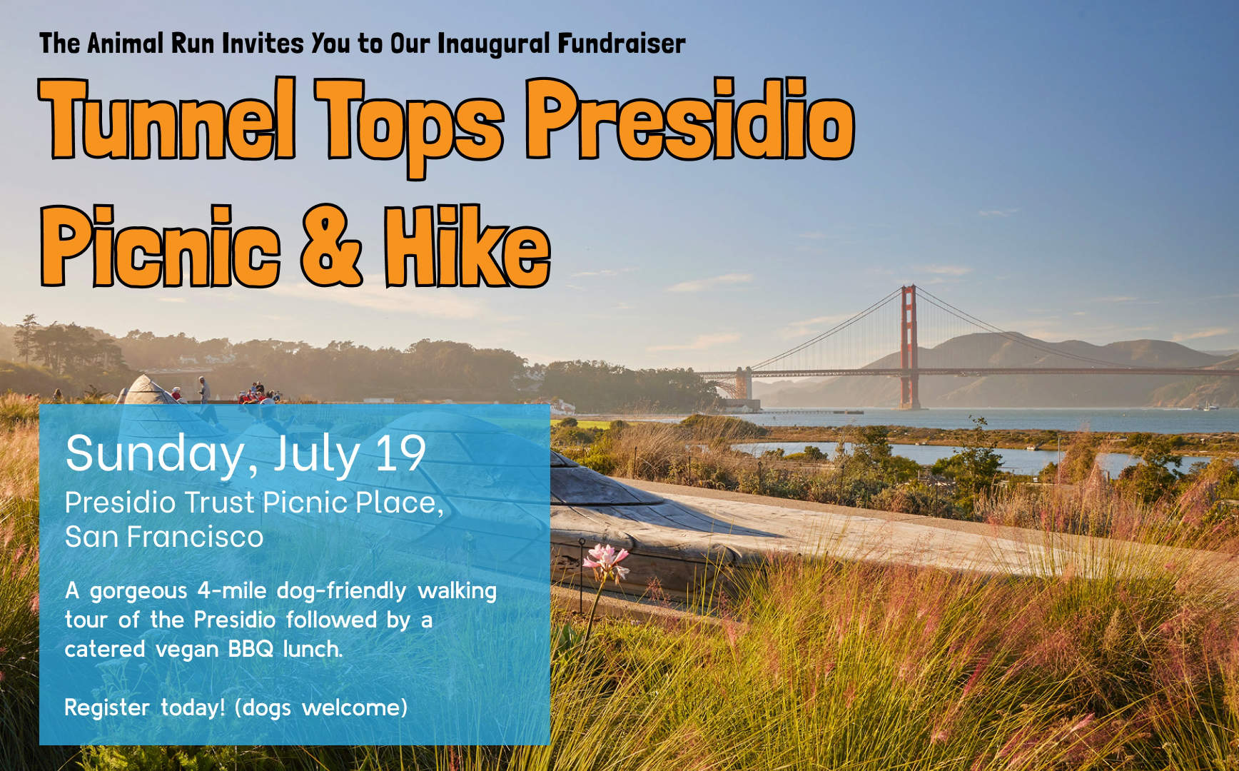 TUNNEL TOPS PRESIDIO BBQ PICNIC and GUIDED TOUR