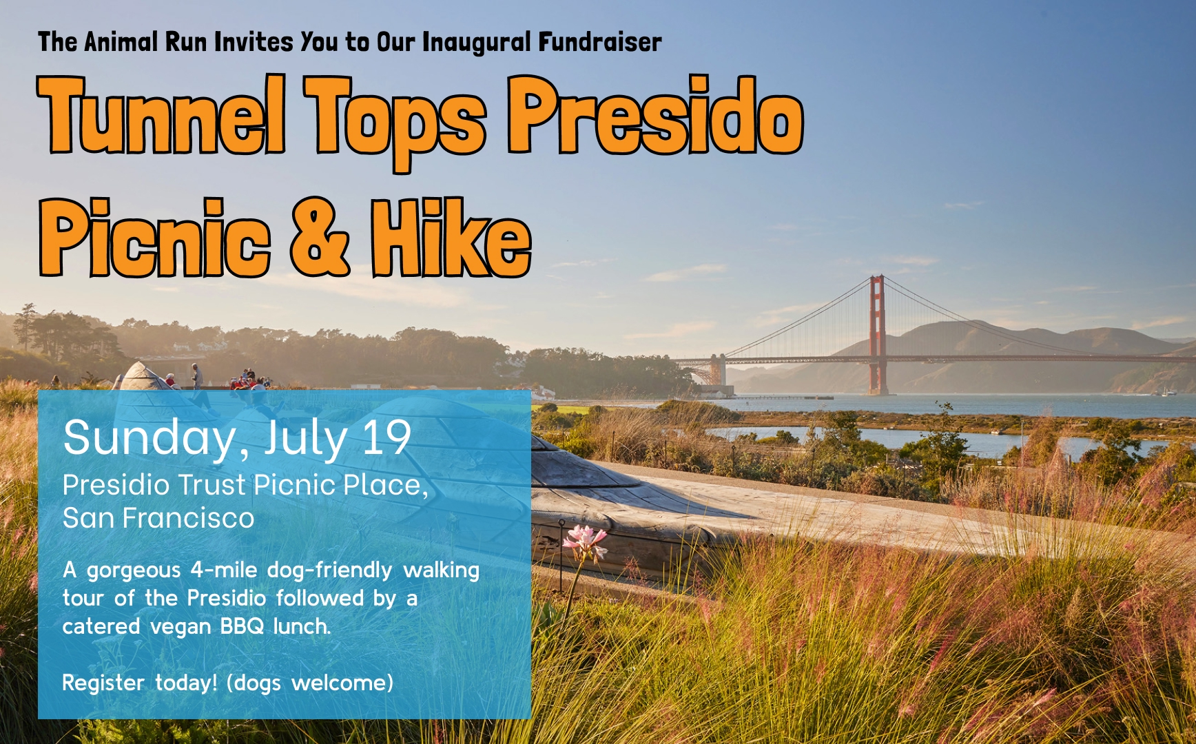 TUNNEL TOPS PRESIDIO BBQ PICNIC and GUIDED TOUR